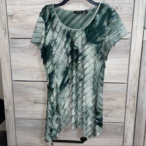 76 Notations layered look top/EUC:tie dye top